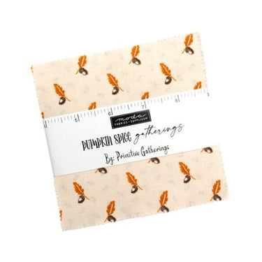 Moda Fabric Pre Cuts Moda Pumpkin Spice Gatherings Charm Pack 49290PP  - The Sewing Studio for sale UK - The Sewing Studio