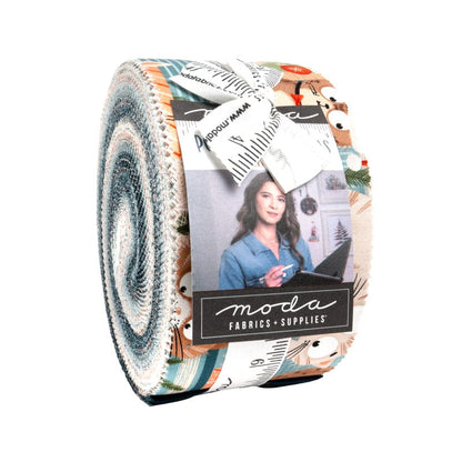 Moda Fabric Pre Cuts Moda Purrfect Christmas Jelly Roll 39040JR  - The Sewing Studio