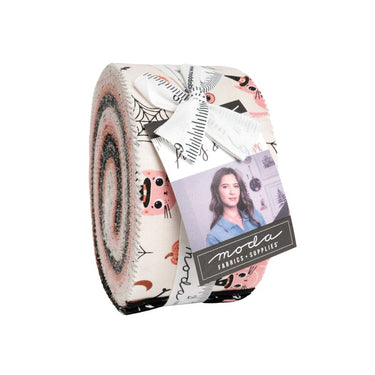 Moda Fabric Pre Cuts Moda Purrs and Boos Jelly Rolls  - The Sewing Studio for sale UK - The Sewing Studio