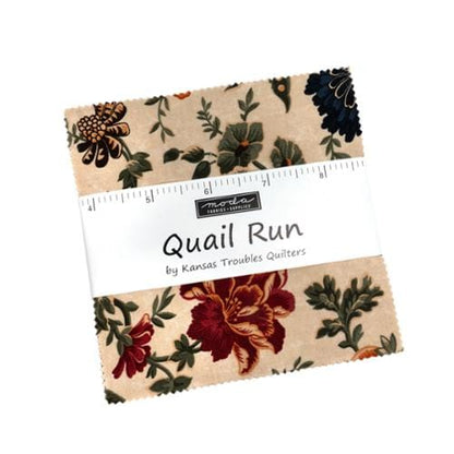 Moda Fabric Pre Cuts Moda Quail Run Charm Pack  - The Sewing Studio