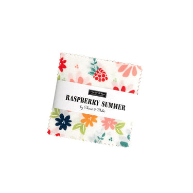 Moda Fabric Pre Cuts Moda Raspberry Summer Mini Charm Pack 37960MC  - The Sewing Studio for sale UK - The Sewing Studio