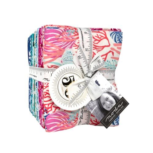 Moda Fabric Pre Cuts Moda Reef Fat Quarter Bundle 34 Pieces  - The Sewing Studio