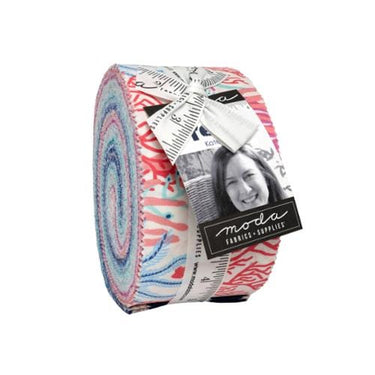 Moda Fabric Pre Cuts Moda Reef Jelly Roll  - The Sewing Studio for sale UK - The Sewing Studio