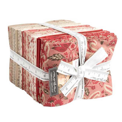 Moda Fabric Pre Cuts Moda Rouenneries Trois Fat Quarter Pack 38 Piece 13960AB  - The Sewing Studio