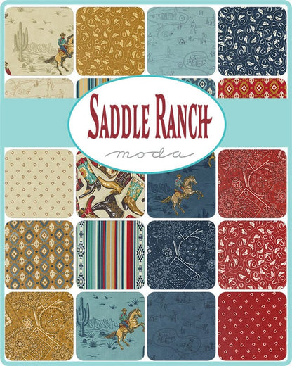 Moda Fabric Pre Cuts Moda Saddle Ranch Jelly Roll - The Sewing Studio