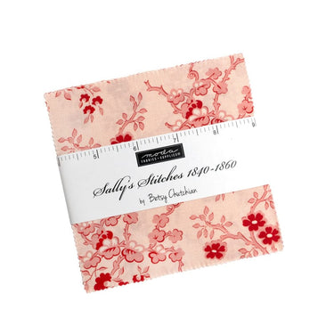 Moda Fabric Pre Cuts Moda Sallys Stitches Charm Pack  - The Sewing Studio for sale UK - The Sewing Studio