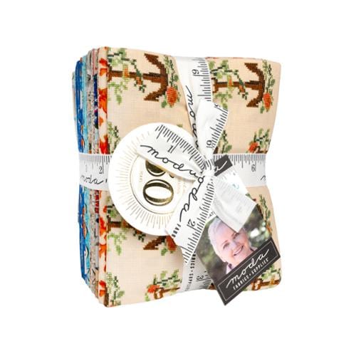 Moda Fabric Pre Cuts Moda Saltwater Fat Quarter Bundle 17 Pieces  - The Sewing Studio