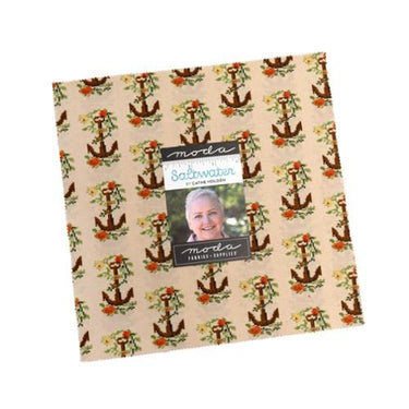 Moda Fabric Pre Cuts Moda Saltwater Layer Cake  - The Sewing Studio for sale UK - The Sewing Studio