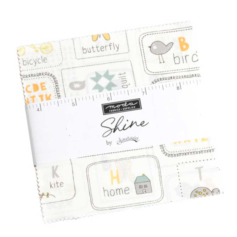 Moda Fabric Pre Cuts Moda Shine Charm Pack 55670PP  - The Sewing Studio