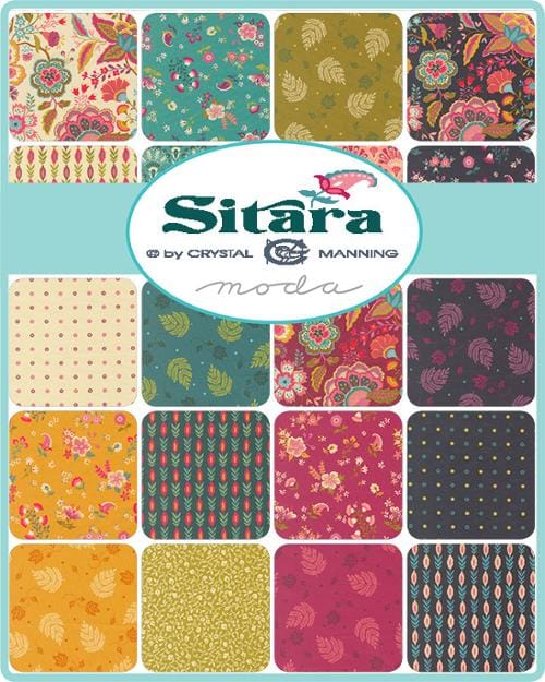 Moda Fabric Pre Cuts Moda Sitara Fat Quarter Bundle 28 Piece - The Sewing Studio