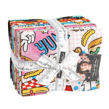 Moda Fabric Pre Cuts Moda Snack Shack Fat Quarter Pack 22 Piece 11940AB  - The Sewing Studio for sale UK - The Sewing Studio