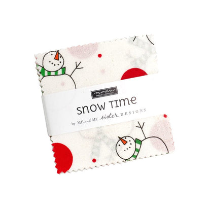 Moda Fabric Pre Cuts Moda Snow Time Mini Charm  - The Sewing Studio