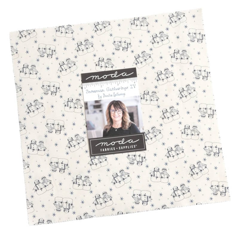 Moda Fabric Pre Cuts Moda Snowman Gatherings IV Layer Cake 49250LC  - The Sewing Studio