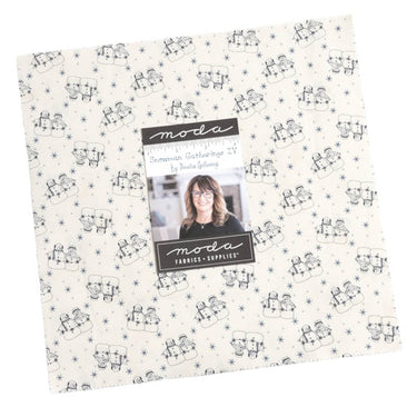 Moda Fabric Pre Cuts Moda Snowman Gatherings IV Layer Cake 49250LC  - The Sewing Studio for sale UK - The Sewing Studio