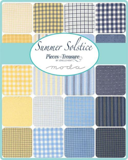 Moda Fabric Pre Cuts Moda Summer Solstice Fat Quarter Bundle 22 Pieces  - The Sewing Studio