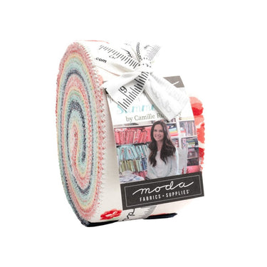 Moda Fabric Pre Cuts Moda Summertime Jelly Roll 55320JR  - The Sewing Studio for sale UK - The Sewing Studio