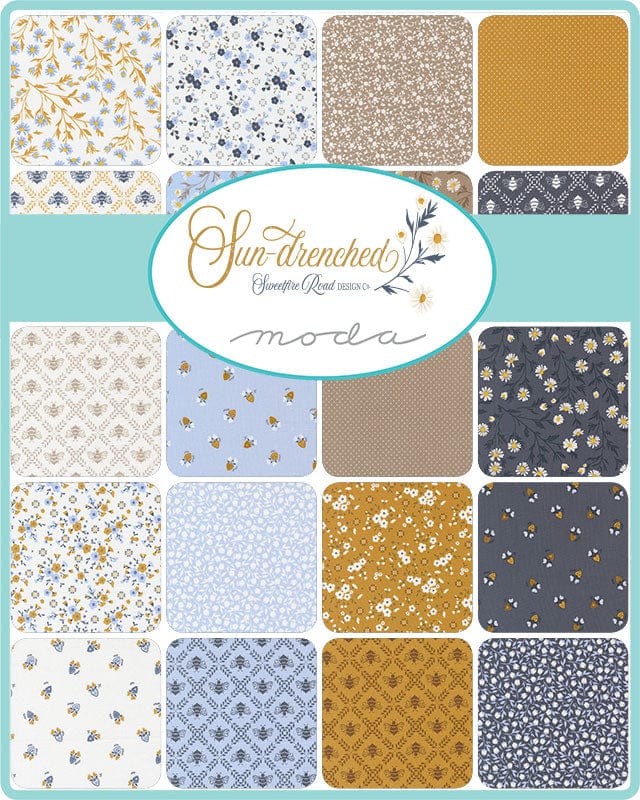 Moda Fabric Pre Cuts Moda Sun Drenched Layer Cake  - The Sewing Studio