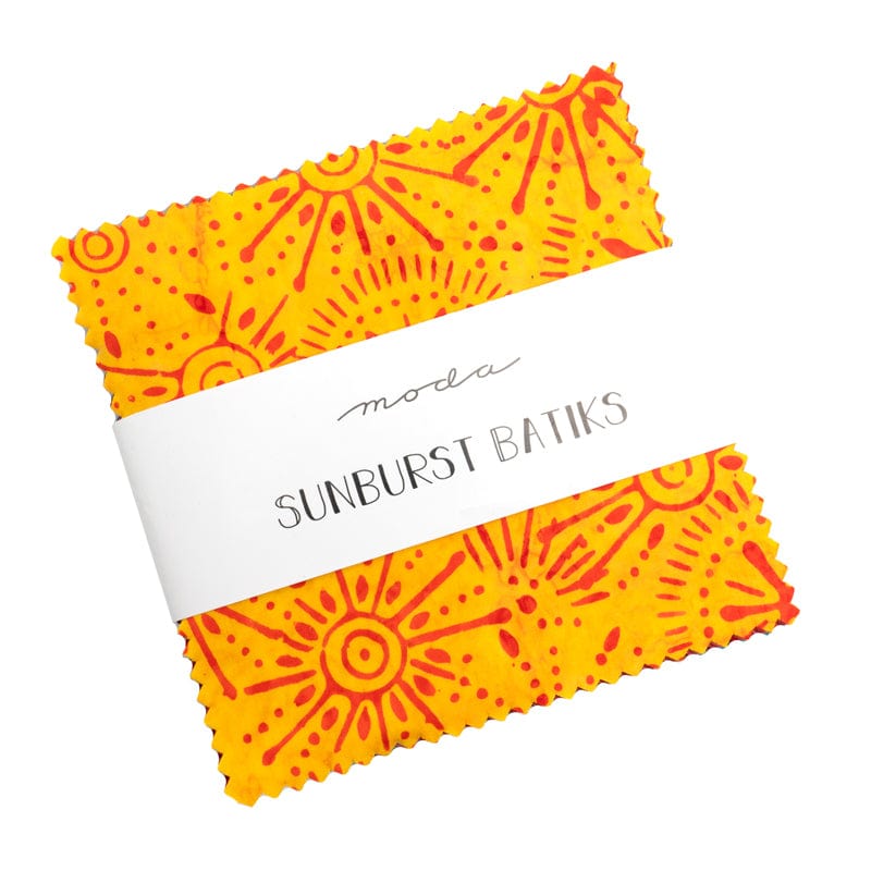 Moda Fabric Pre Cuts Moda Sunburst Batiks Charm Pack  - The Sewing Studio