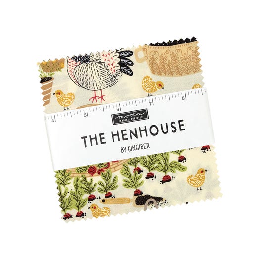 Moda Fabric Pre Cuts Moda The Henhouse Charm Pack  - The Sewing Studio