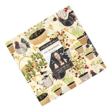 Moda Fabric Pre Cuts Moda The Henhouse Layer Cake  - The Sewing Studio for sale UK - The Sewing Studio