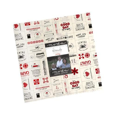 Moda Fabric Pre Cuts Moda Threads Layer Cake 55680LC  - The Sewing Studio for sale UK - The Sewing Studio