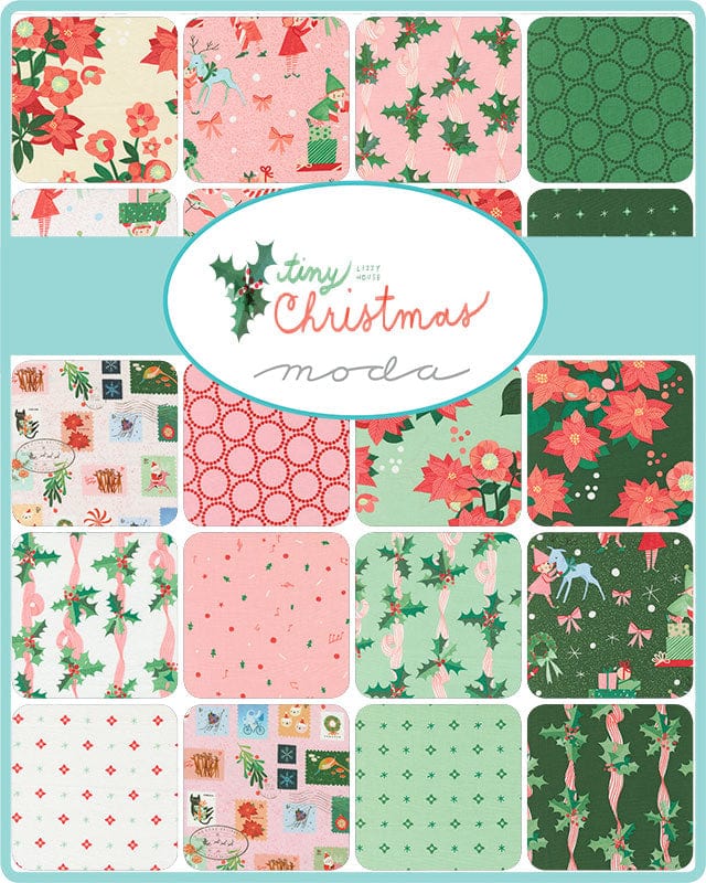 Moda Fabric Pre Cuts Moda Tiny Christmas Jelly Roll 37130JR  - The Sewing Studio
