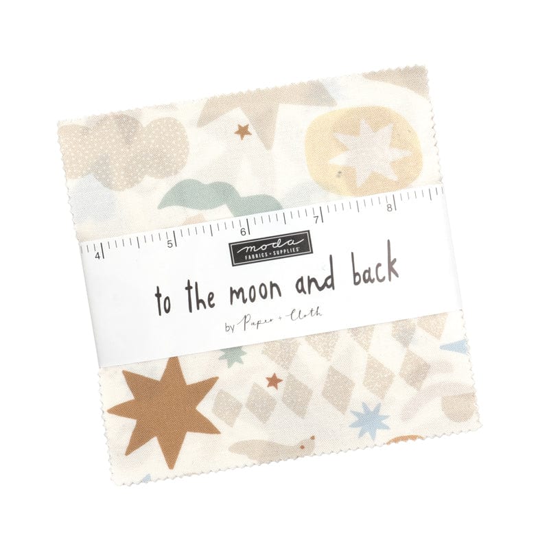 Moda Fabric Pre Cuts Moda To The Moon And Back Charm Pack  - The Sewing Studio