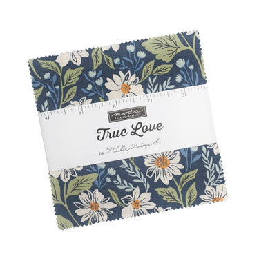 Moda Fabric Pre Cuts Moda True Love Charm Pack  - The Sewing Studio for sale UK - The Sewing Studio
