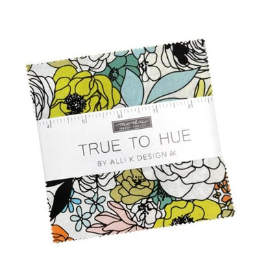Moda Fabric Pre Cuts Moda True To Hue Charm Pack  - The Sewing Studio for sale UK - The Sewing Studio