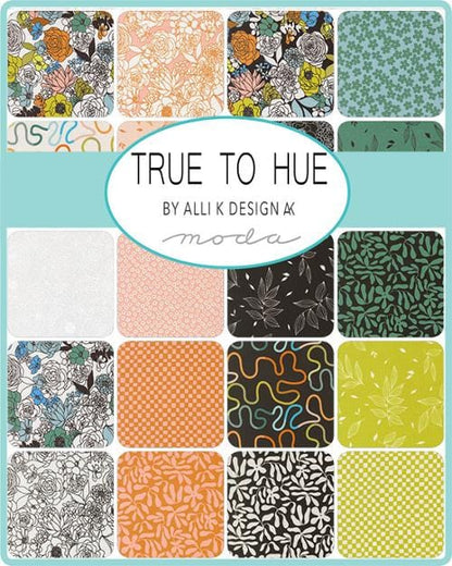 Moda Fabric Pre Cuts Moda True To Hue Fat Quarter Bundle 29 Pieces  - The Sewing Studio