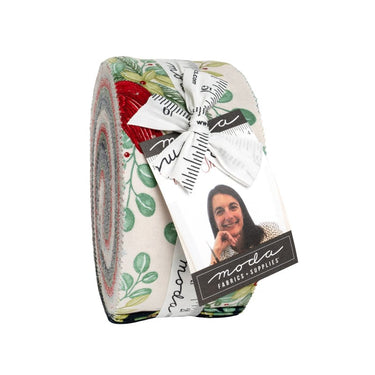 Moda Fabric Pre Cuts Moda When Snow Falls Jelly Roll  - The Sewing Studio for sale UK - The Sewing Studio