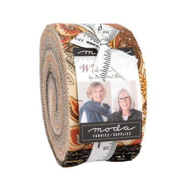Moda Fabric Pre Cuts Moda Wild Orchid Jelly Roll  - The Sewing Studio for sale UK - The Sewing Studio