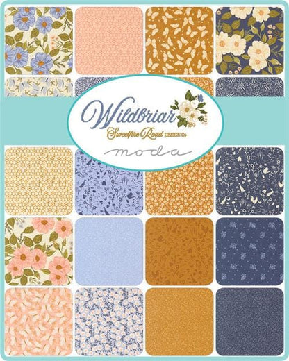 Moda Fabric Pre Cuts Moda Wildbriar Charm Pack - The Sewing Studio