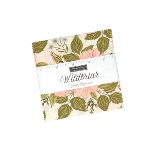 Moda Fabric Pre Cuts Moda Wildbriar Charm Pack - The Sewing Studio