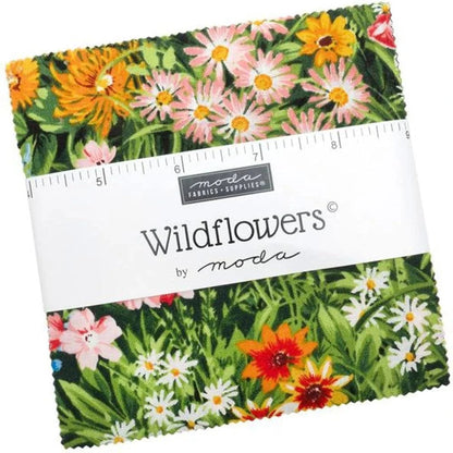 Moda Fabric Pre Cuts Moda Wildflowers 2024 Charm Pack 33770PP  - The Sewing Studio