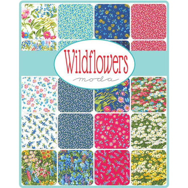 Moda Fabric Pre Cuts Moda Wildflowers 2024 Layer Cake 33770LC  - The Sewing Studio for sale UK - The Sewing Studio