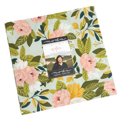 Multi-coloured Floral Moda Fabric Pre Cuts Moda Willow Layer Cake 36060LC - The Sewing Studio