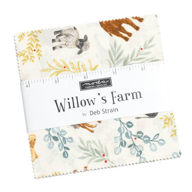 Moda Fabric Pre Cuts Moda Willows Farm Charm Pack 56100PP  - The Sewing Studio for sale UK - The Sewing Studio