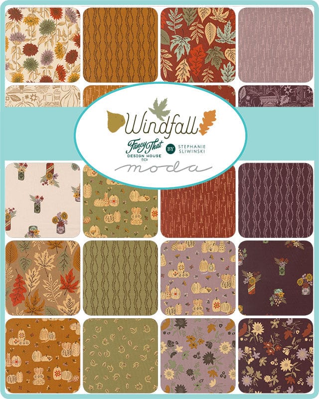 Moda Windfall Fat Quarters – Autumn Fabric Bundle