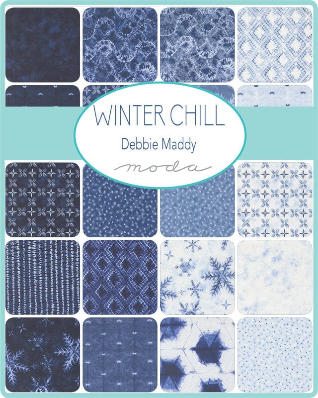 Moda Fabric Pre Cuts Moda Winter Chill Jelly Roll 48100JR  - The Sewing Studio