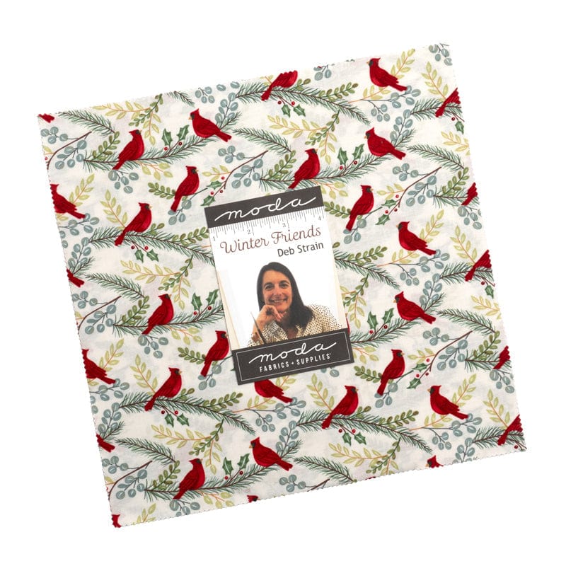 Moda Fabric Pre Cuts Moda Winter Friends Layer Cake 56130LC  - The Sewing Studio