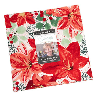 Moda Fabric Pre Cuts Moda Winterly Layer Cake 48760LC  - The Sewing Studio for sale UK - The Sewing Studio