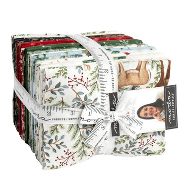 Moda Fabric Pre Cuts Moda Woodland Winter Fat Quarter Pack 32 Piece 56090AB  - The Sewing Studio for sale UK - The Sewing Studio