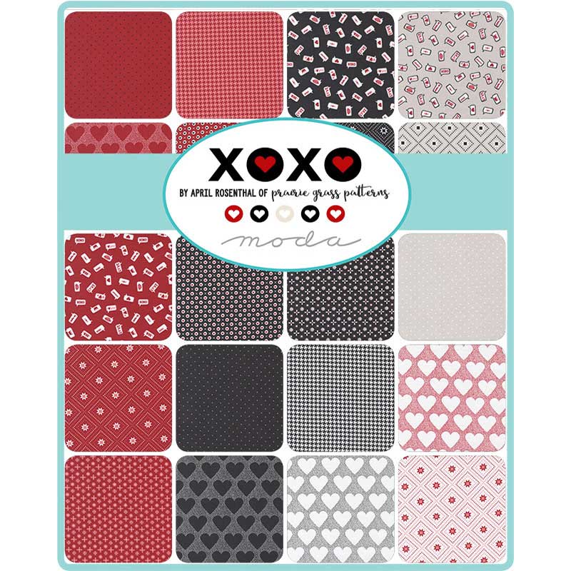 Moda Fabric Pre Cuts Moda Xoxo Layer Cake 24140LC  - The Sewing Studio