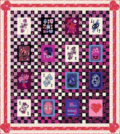 Moda Fabric Pre Cuts Ruby Star Hello Alice Quilt Kit  - The Sewing Studio