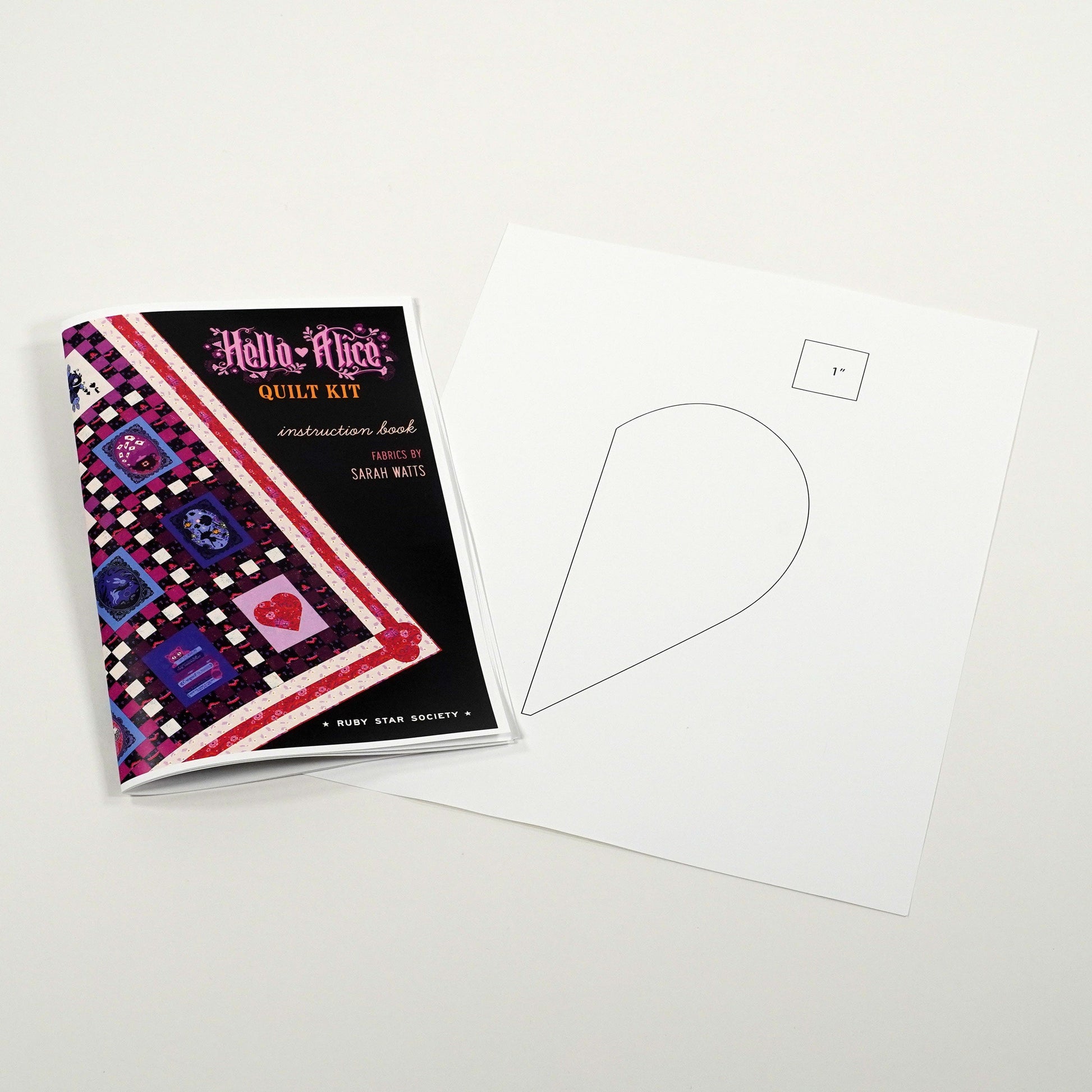 Moda Fabric Pre Cuts Ruby Star Hello Alice Quilt Kit  - The Sewing Studio