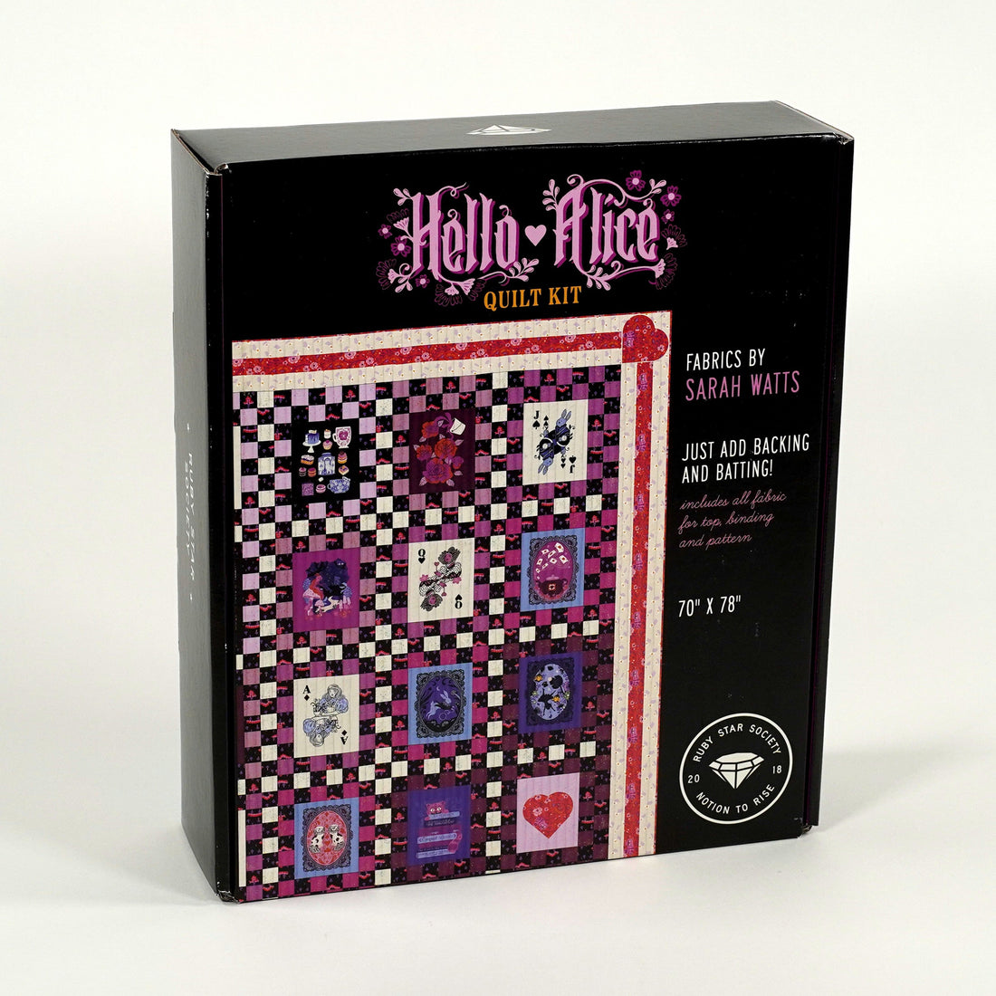 Moda Fabric Pre Cuts Ruby Star Hello Alice Quilt Kit  - The Sewing Studio
