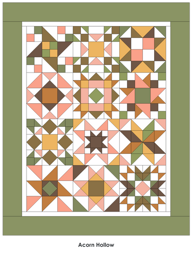 Moda Fabric Quillow - Acorn Hollow  - The Sewing Studio for sale UK - The Sewing Studio