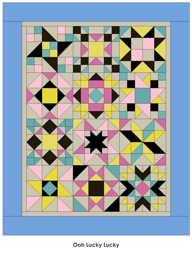 Moda Fabric Quillow - Ooh Lucky Lucky  - The Sewing Studio for sale UK - The Sewing Studio