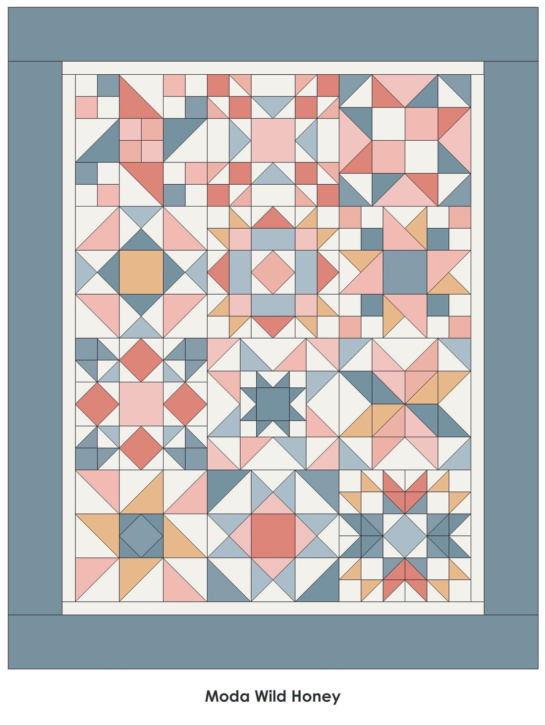 Moda Fabric Quillow - Wild Honey  - The Sewing Studio